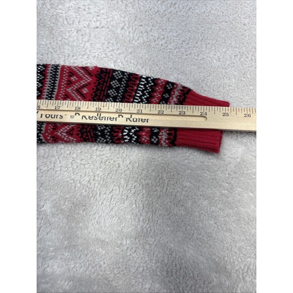 Blizzard Bay Mens Sloth Tree Ugly Christmas Sweater Red Grey Black Size Small - Picture 10 of 12